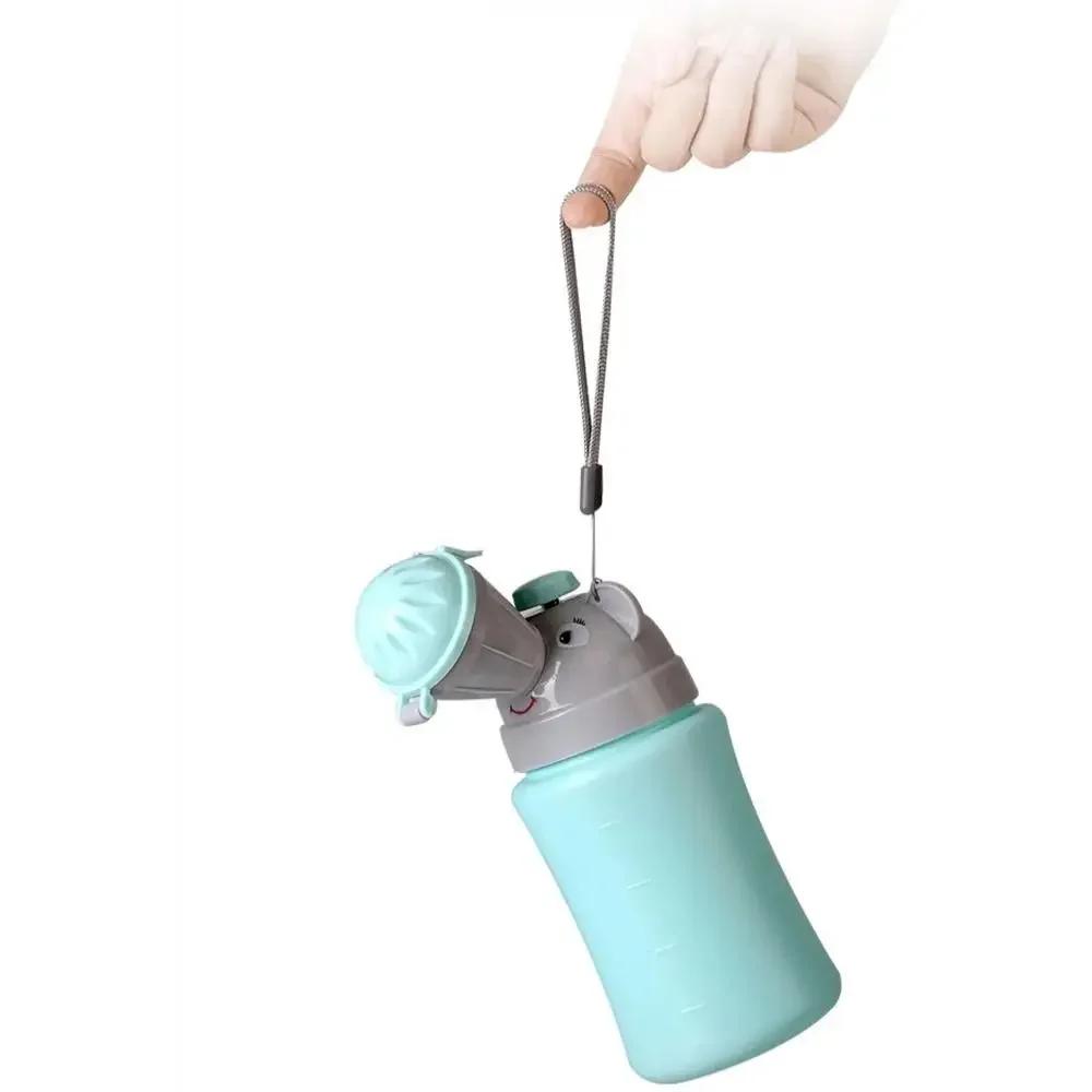 New PP Portable Baby Hygienic Toilet Hygienic Design Leak-Proof Children's Training Toilet Convenient Urinal Outdoor Use