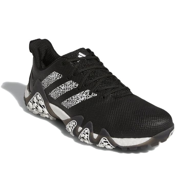 Adidas CodeChaos 22 Bezspikové Golfové Černé Bílé Šedé Pánské Tenisky Core-Black Cloud-White Grey-Five GX2618