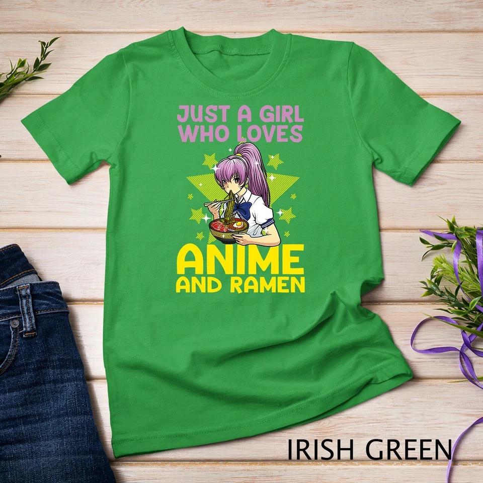 Anime Art For Women Teen Girl Anime Merch Ramen Anime Lover Unisex T-shirt 4 XL