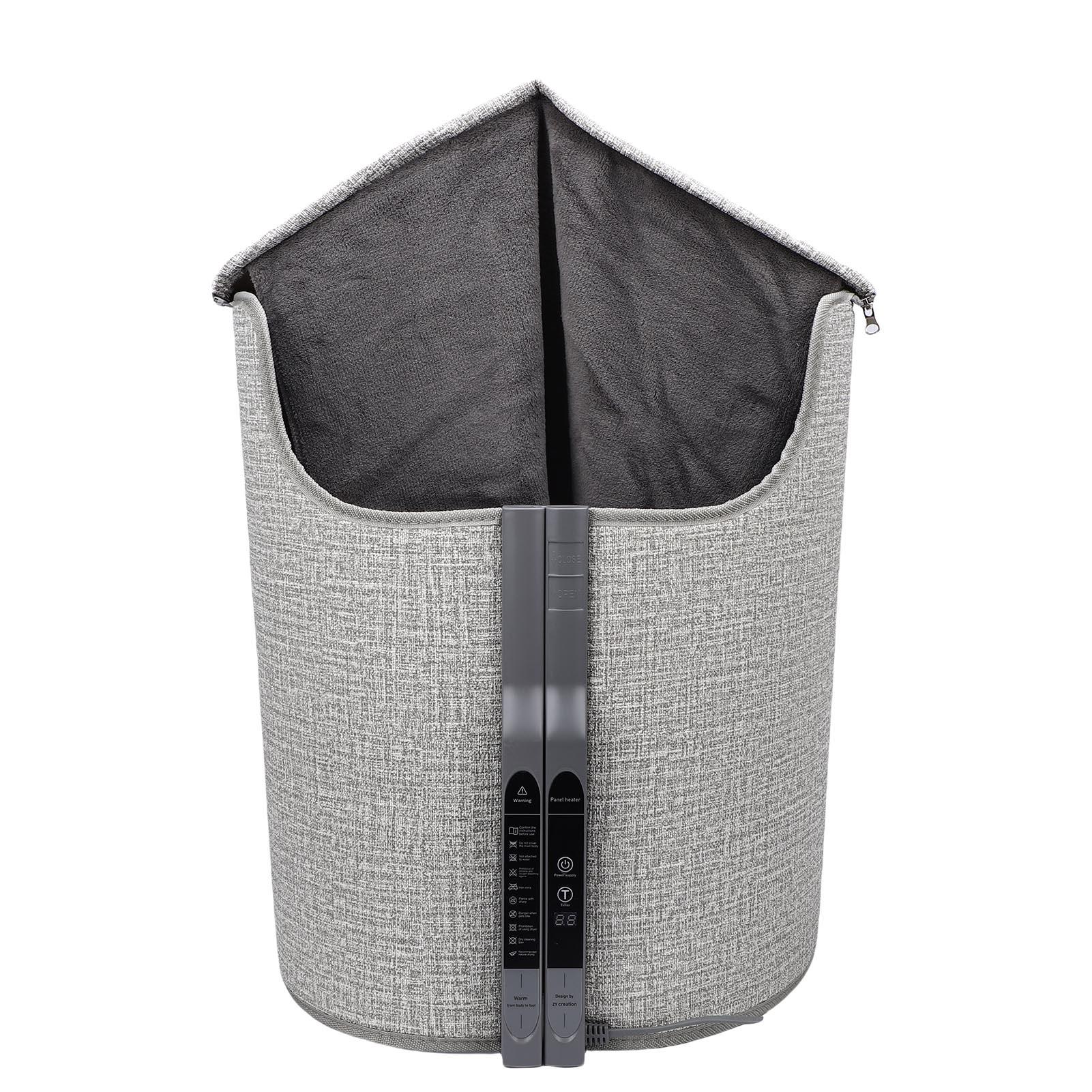 

Under Desk Leg Foot Knee Heater with Blanket 5 Settings Water Proof Electric Portable Space Heater Foot Warmer with Timer for