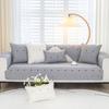 Pure Cotton Sofa Cushion Four Seasons Universal Cotton Fabrics Non-Slip Cushion Cover Cloth Simple Modern Sofa Cover Slipcover Seat Cushion