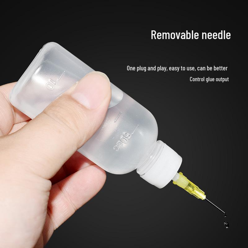 50cc Industrial Needle Dispensing Bottle for Alcohol, Rosin, Flux, or Small Epoxy Oil Applications