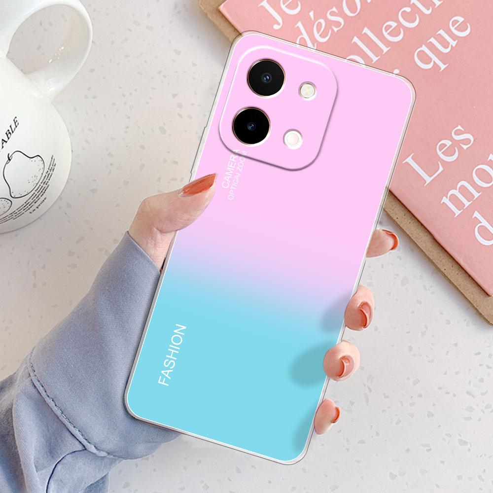 Pour Vivo Y28 5G 4G Coque Pour Vivo Y36i 5G Cover Bumper Résistante aux Chocs Transparente Souple Silicone TPU Étui de Téléphone pour Vivo Y36 Y28 Y36i Fundas