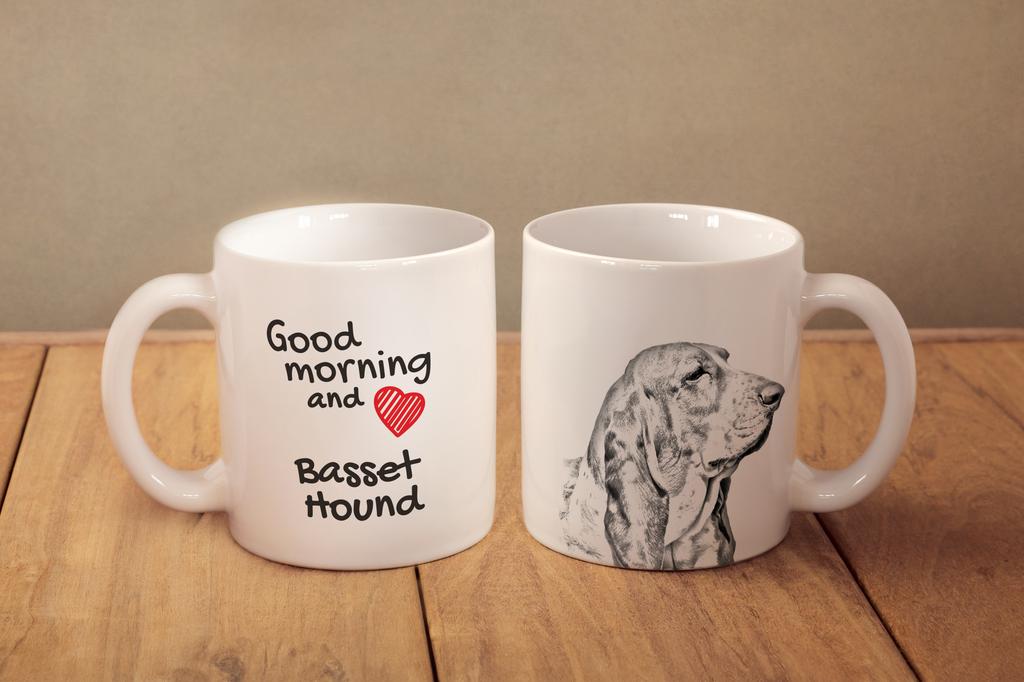 Basset Hound - Cup with a Dog, Personalized Cup with a Print, a Classic Gift for Everyone from the Art-Dog Brand