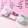 Compact Metal Mini Stapler Set Includes 500 Staples for Paper Binding School Office Supplies Cute Portable Stationery Kit