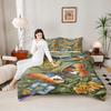 J-Jujutsu K-Kaisens Anime Characters Design Bedding Set (1 Duvet Cover, 2 Pillowcases, Duvet Not Included)