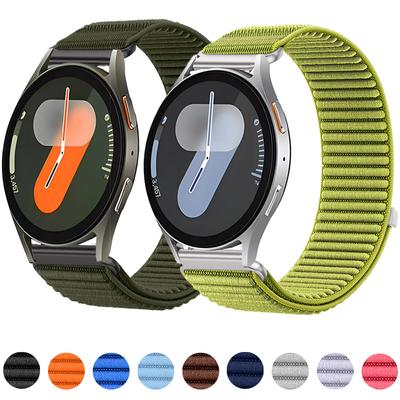 18мм 20мм 22мм Нейлоновий ремінець для Samsung Galaxy Watch 7 FE 6 5 4 44/40мм/6 Classic/5 Pro Браслет для Huawei GT6/5/4 46/41мм Ремінець
