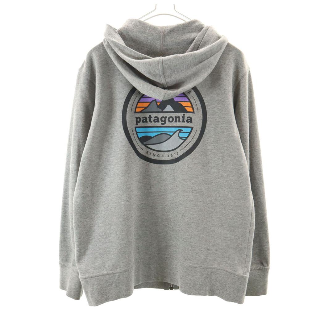 Patagonia Sweat Zip Hoodie M Gray 63000SP14 Kid's Used