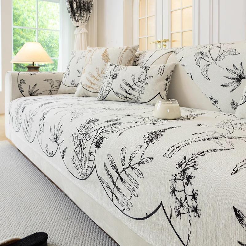 French Sofa Cushion Universal In All Seasons  New Non-Slip Seat Cushion Advanced Sense Anti-Cat Scratch Sofa Cover Cloth Towel