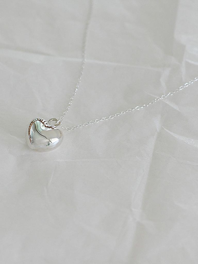 Lucore Silver 925 Lovely Heart Necklace