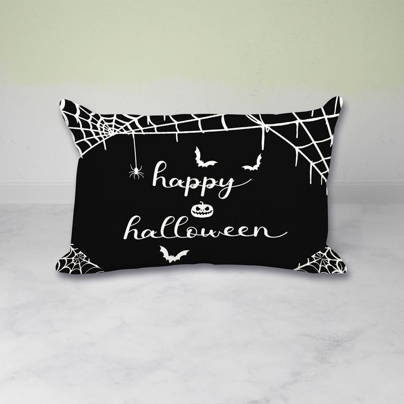 Halloween Waist Pillowcase Festive Atmosphere Decorate Living Room Sofa Pillowcase Polyester Printed Cushion Cover