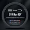 Summer Ice Silk Non-slip Steering Wheel Cover for 20/21/24/25 BYD Han EV Models