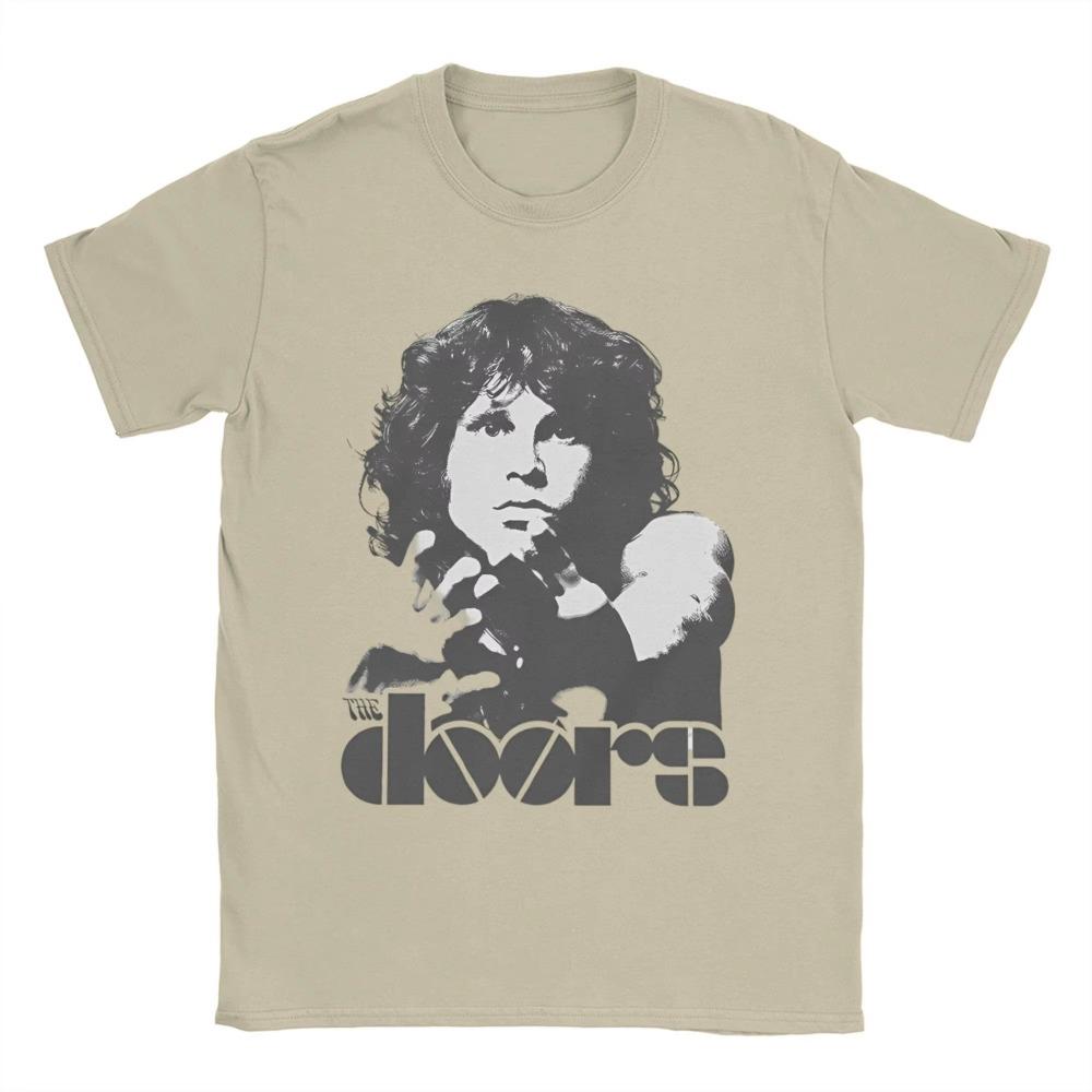 Lässiges T-Shirt Sommer T-The D-Doors Mode T-Shirts T-Shirt für Herren Y2K Retro Übergröße Kurzarm Top T-Shirt
