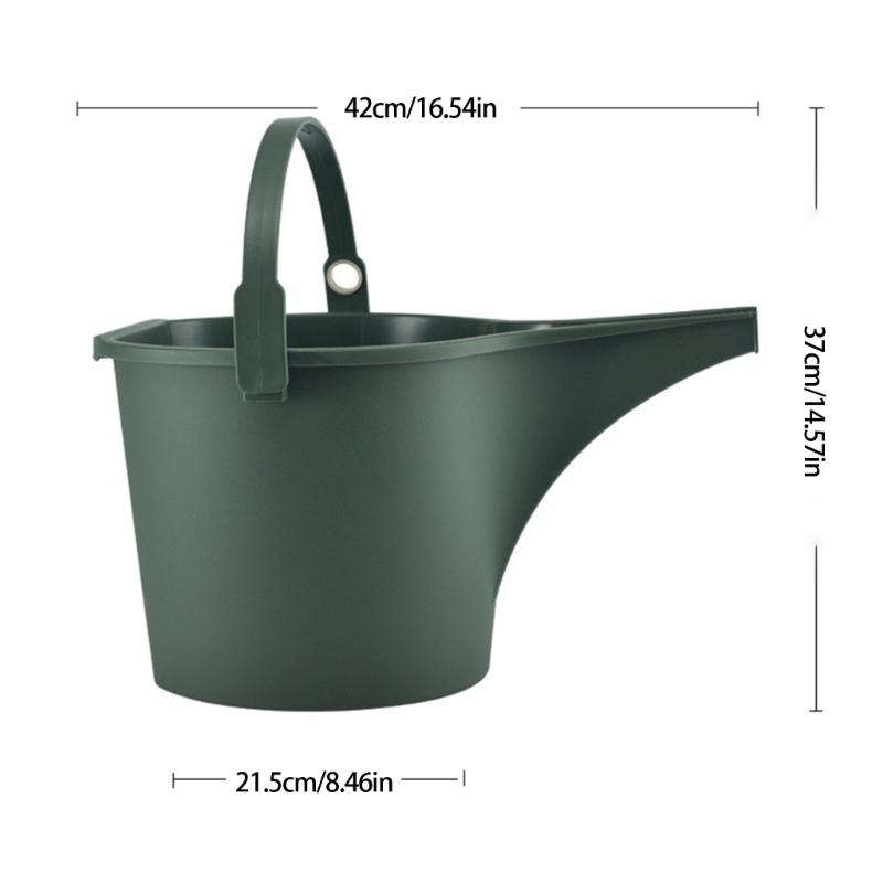 Annaffiatoio in Plastica Tipo Pesante 8L Grande Capacità Leggero Beccuccio Lungo Per Irrigazione Efficiente del Giardino