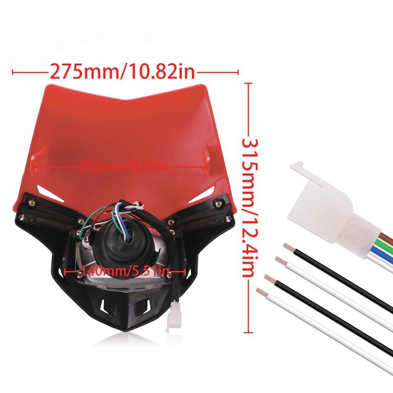Motorcycle LED Headlight Bike Head Light Fits EXC EXCF SX SXF XC XCF XCW XCFW 125 150 250 300 350 400 450 505 525 530