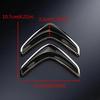Citroen V Shape Trunk Emblem Car Rear Logo Badge For C3 C4 C5 Cactus Berlingo ABS Car Styling Accessories (8 Colors, 2 Sizes)