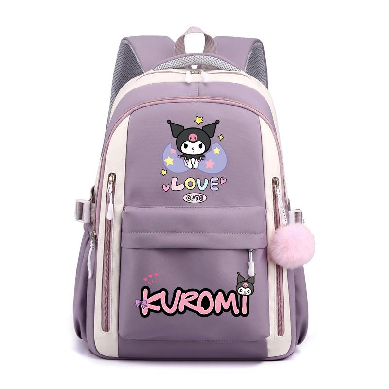 Cartoon Printed Schoolbag Japanese Primary School Students Junior High School Large Capacity Cute Cartoon Backpack