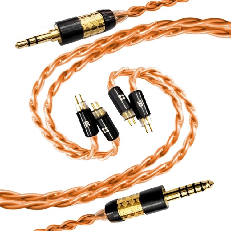 High Purities Silver Plated Balance Cable 3.5/4.4mm 0.78 2Pin Earphone Upgraded Cable Line 120CM Long