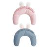 Cat Dog Neck Pillow U-shaped Cute Rabbit Ears Soft Rebound Smooth Zipper Pet Neck Support Washable Pet Pillow