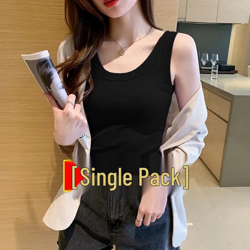 

Women s Summer Ice Silk Camisole: Sleeveless, Slimming Inner Layer Vest Extra Large