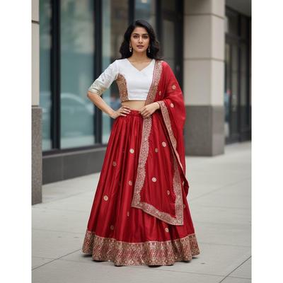 Lehenga Choli Presenting a Perfectly Blended Chinon Lehenga for Festive Season To Charm Your Look  Collection 2026