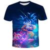 2026 Dragon Ball Z Graphic Print 3D Kids Summer Short Sleeve T-Shirt