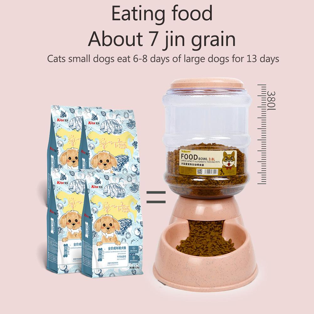 3.8L Pet Water Feeder Dispenser Automatic Pet Waterer Pet Water Dispenser Station Automatic Water