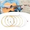 2Sets Brass Material Acoustic Guitar Strings For 6 Strings Guitar Strings  For Acoustic Guitar