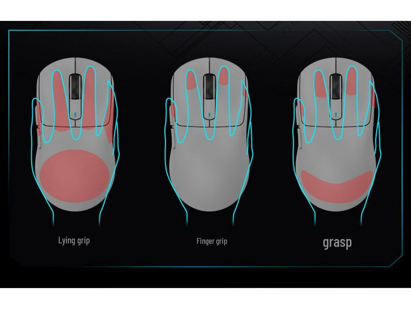 Attack Shark X3PRO Lightweight Esports Gaming Mouse - PAW3395, Three-Mode Wireless, 8K Resolution