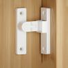 90 Degree Door Latch Sliding Door Lock Bolt  Indoor Bathroom Door Buckle Right Angle Door Bolt Window Cabinet Locks Hardware