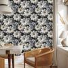 3D Wallpaper Optical Flowers and Leaves for Living Room and Bedroom 50x1000