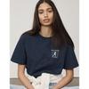 American Retro Sports Style Running Leisure Summer All-Matching Loose Short Sleeve T-shirt for Women