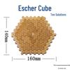 Escher Cube Level 10 Wooden Puzzle: High IQ Brain-Teaser