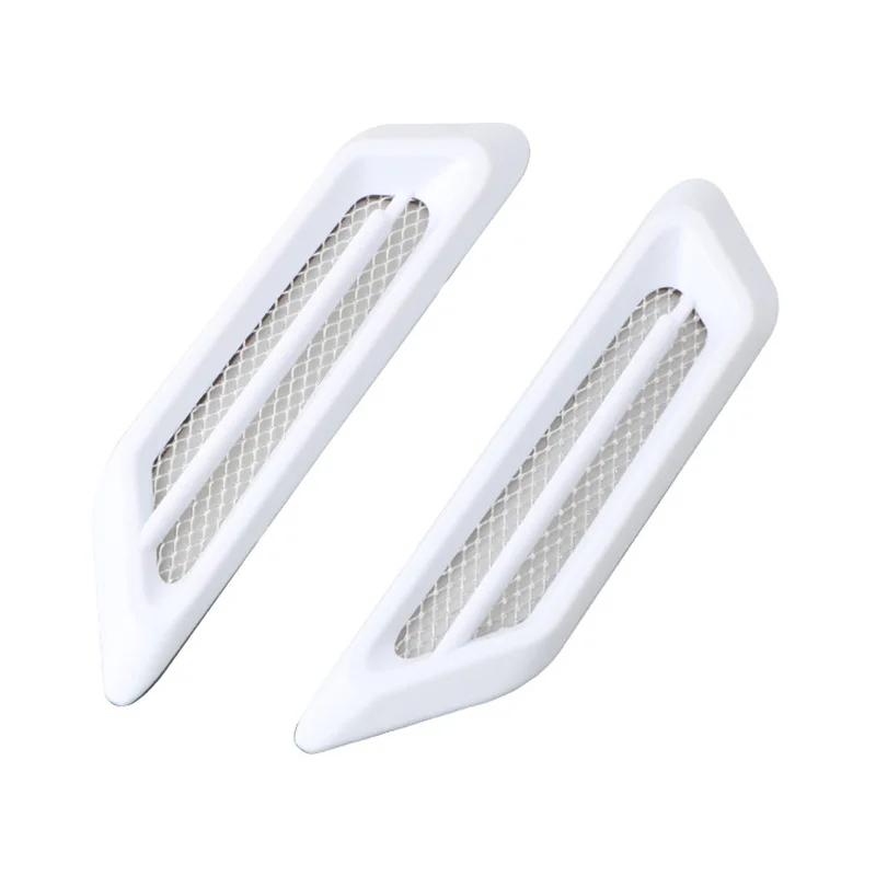 2Pcs/set Car Side Air Flow Vent for Fender Hole Cover Intake Grille Duct ABS Car Side Vents Styling Car Decoration Accessories