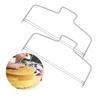 1 ud. Cortador de Tarta de Doble Línea Ajustable Dispositivo de Acero Inoxidable Molde para Decorar Tartas Utensilio de Cocina para Hornear DIY