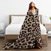 Cheetah Leopard Blanket Animal Skin Travel Flannel Bedding Throws For Couch Bed Warm Custom Quality Bedspread Birthday Gift