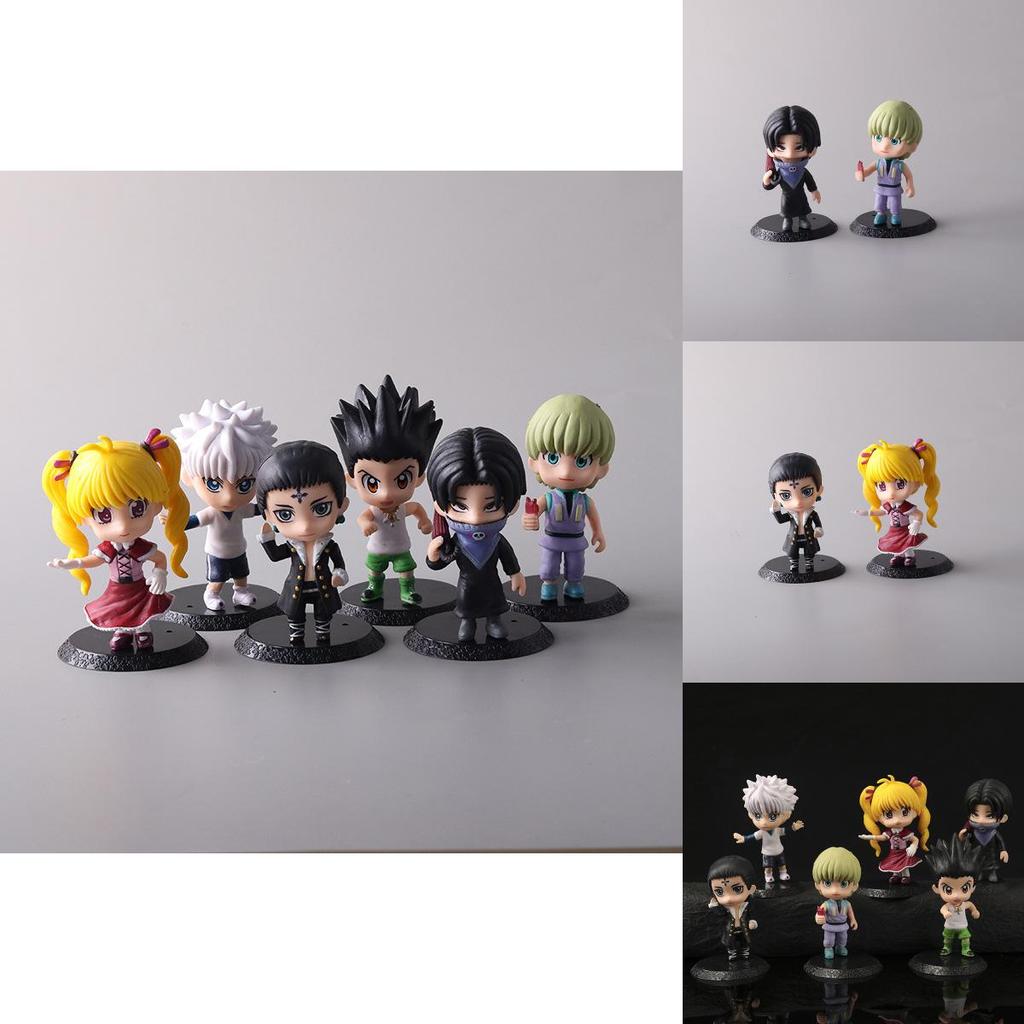 Stylish Q Version Hunter X Hunter Figures Crafted From Durable Plastic With Vibrant Hues