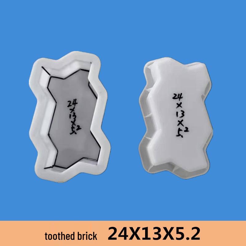 Garden Paving Colored Brick Molds - DIY Embossed Cement Flower Frame