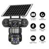 Panoramic 360-degree Three-screen Wireless Smart wifi/4G Solar Camera