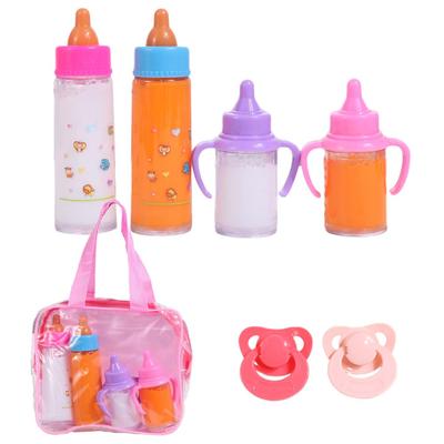 Milch- & Saftflaschen Babyflasche Schnuller Spielzeug Puppe Flasche zum Füttern Baby-Puppe Zubehör
