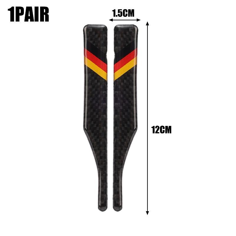 Universal Car Rearview Mirror Thicken Guard Protection Sticker Anti-collision Carbon Fiber Protective Stickers Auto Cover 2Pcs