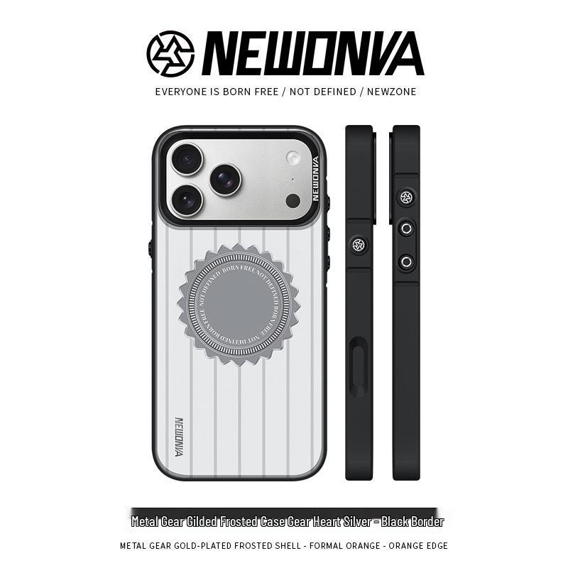 

New Zone Magnetic Gold Case for Apple 17Promax/16/15 and iPhone 14 16 Pro Max