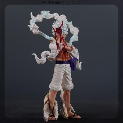 25cm One Piece Luffy Sun God Nika G5 Standing Position Anime Figure Model Statue Boys Collection Desktop Decoration Ornament Toy