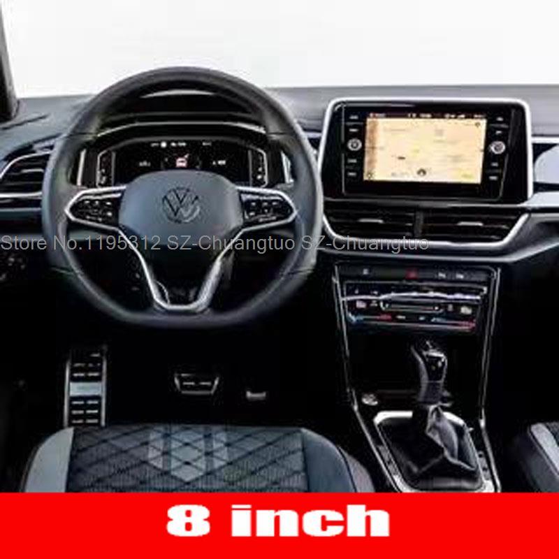 Tempered Glass Screen Protector For Volkswagen T-Roc 2022 8 Inch 9.2 Inch Car GPS Navigation  Screen Protective Film Sticker