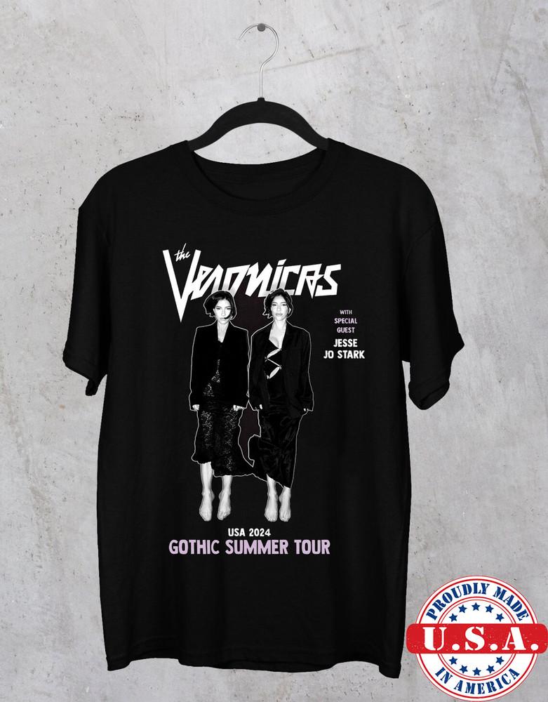 The Veronicas Band Gothic Summer Tour T shirt Full Size S-5XL SO5 Unisex T-Shirt L