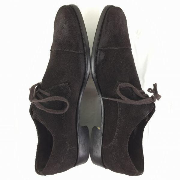 JOHN VARVATOS Suede Straight Tip Shoes size 9.5M 27.0-27.5 Men's(USED)