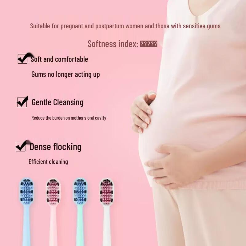 Saky+ Deep Clean & Gum Care Soft Bristle Rotary Toothbrush (4-Pack)