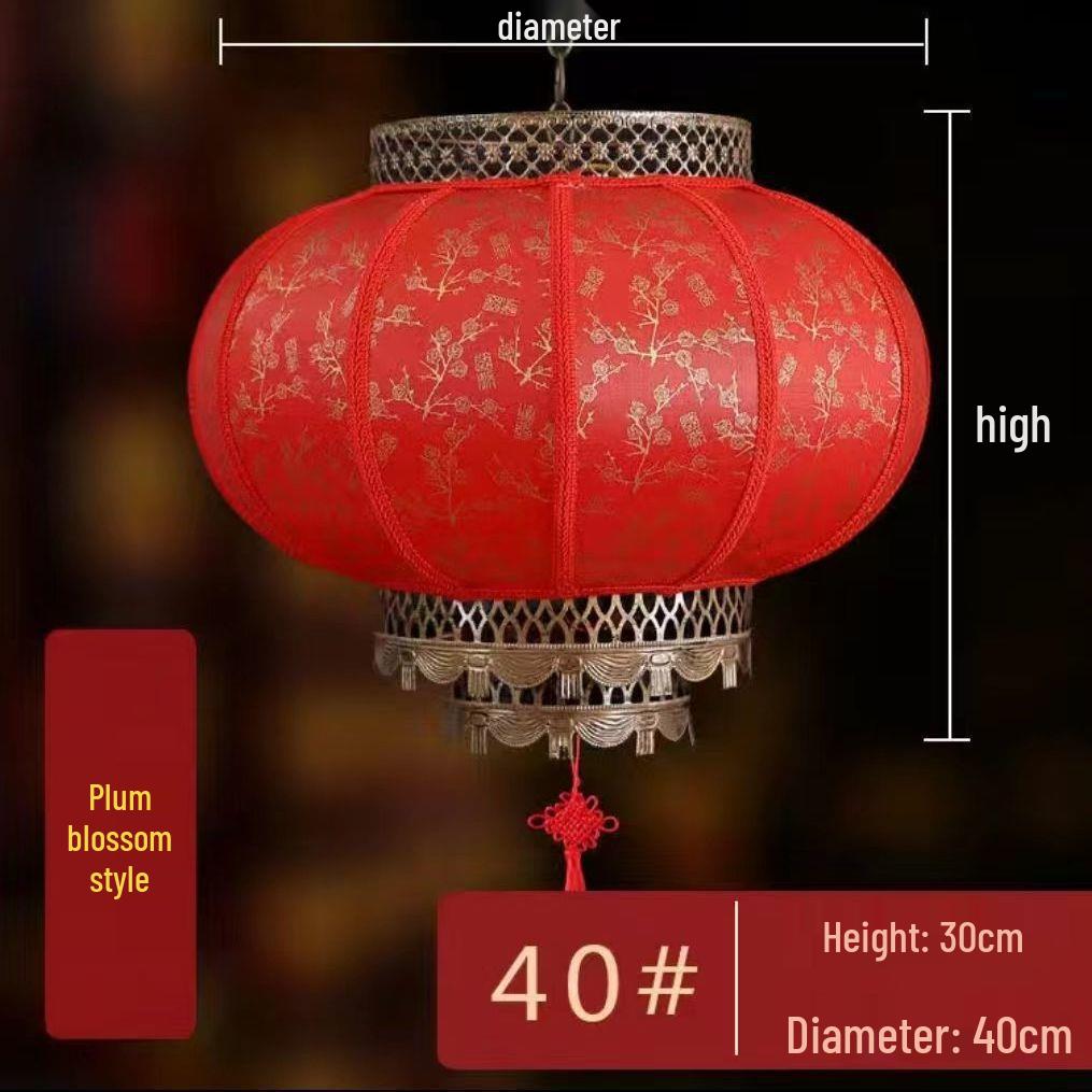 New Outdoor Sheepskin Lanterns: Waterproof & Sunproof Lights for Spring Festival, Doorway, Balcony, Hotel, and Villa Decor Size 30