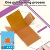1 Set Pull String 3D Geometry Learning Book Early Education DIY Paper Folding Rope Geometry Model with 15 Solids Volume Surface Area Formulas Teaching
