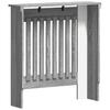 Radiator Cover Grey Sonoma 78 x 19 x 81.5 cm